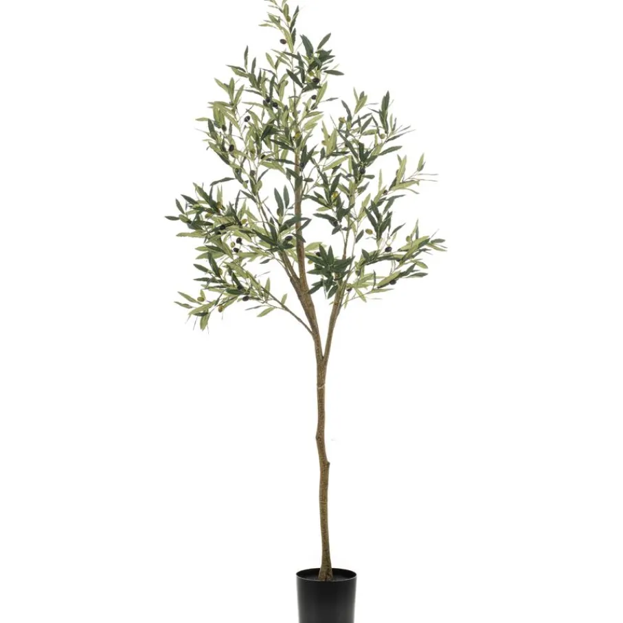 Kunstplanten & Bloemen< Kunstplant Olive Groen - 180 cm hoog