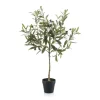 Kunstplanten & Bloemen< Kunstplant Olive Groen - 70 cm hoog
