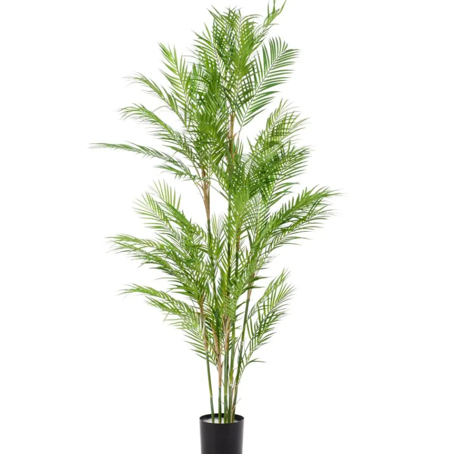 Kunstplanten & Bloemen< Kunstplant Palm Chamaedorea Groen - 180 cm hoog