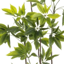 Kunstplanten & Bloemen< Kunstplant Schefflera Groen - 195 cm hoog