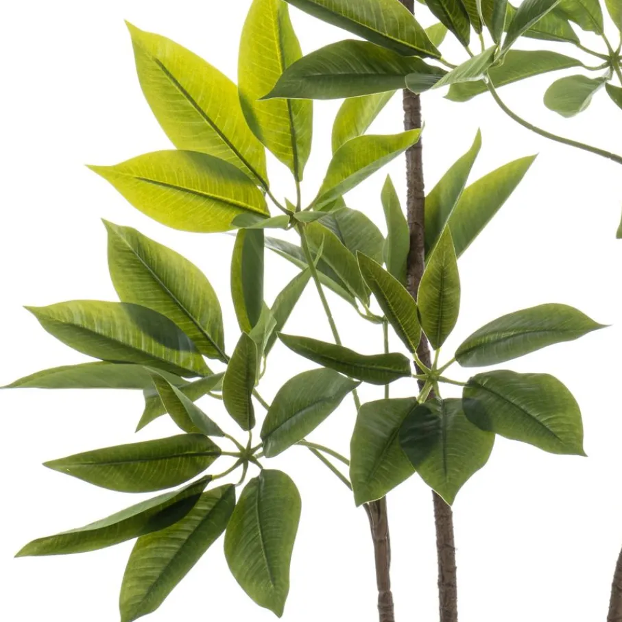 Kunstplanten & Bloemen< Kunstplant Schefflera Groen - 150 cm hoog