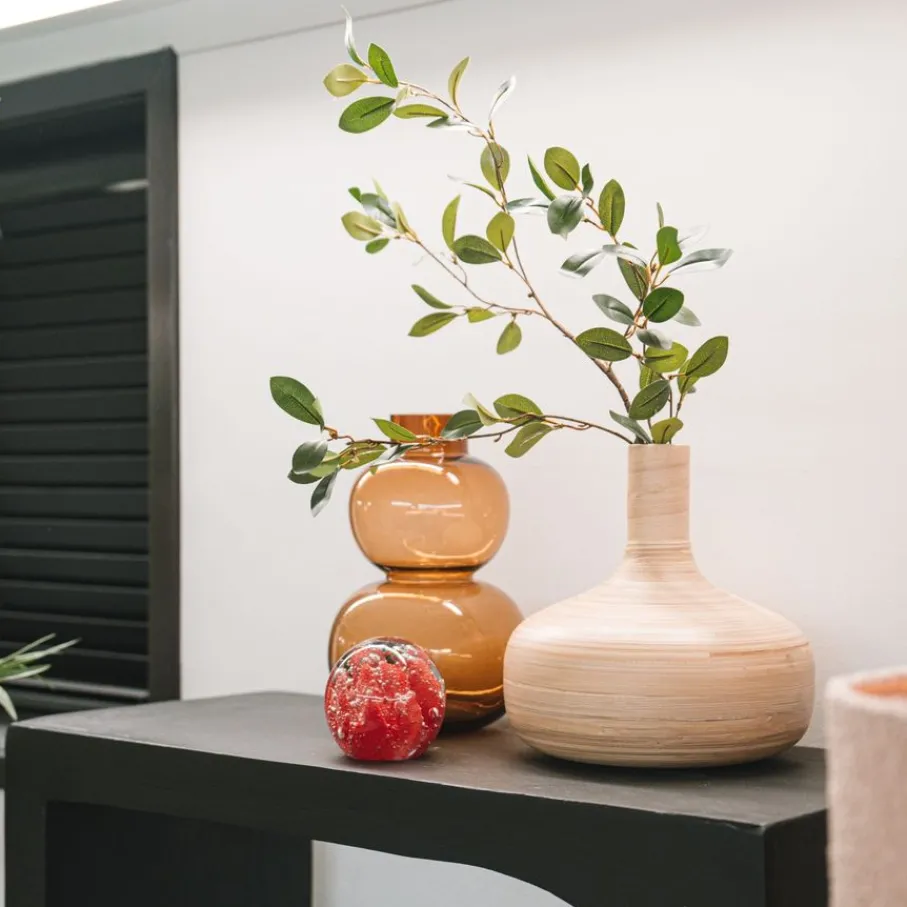 Kunstplanten & Bloemen< Kunsttak Eucalyptus Groen - 90 cm