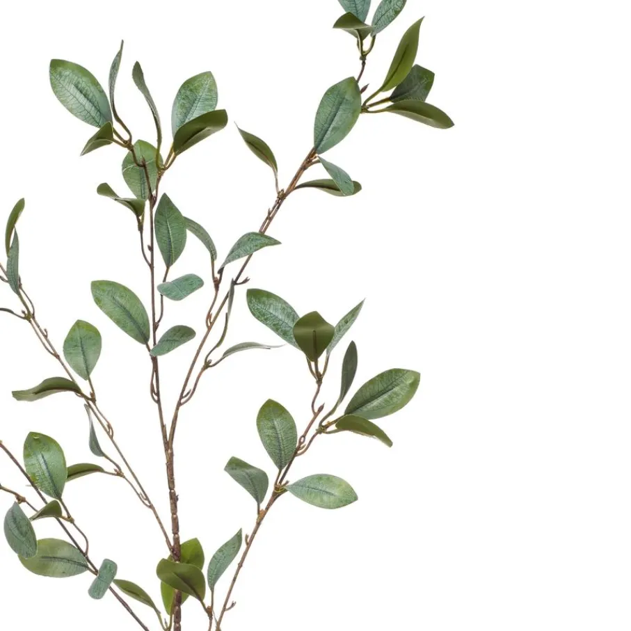 Kunstplanten & Bloemen< Kunsttak Eucalyptus Groen - 90 cm