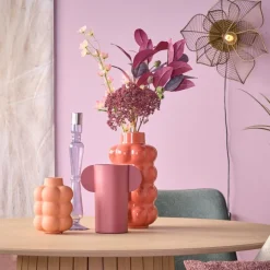 Kunstplanten & Bloemen< Kunsttak Eucalyptus Rood - 80 cm