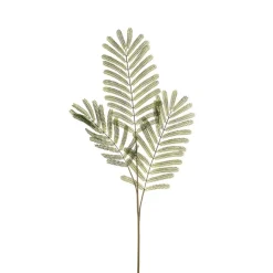 Kunstplanten & Bloemen< Kunsttak Mimosa Groen - 90 cm