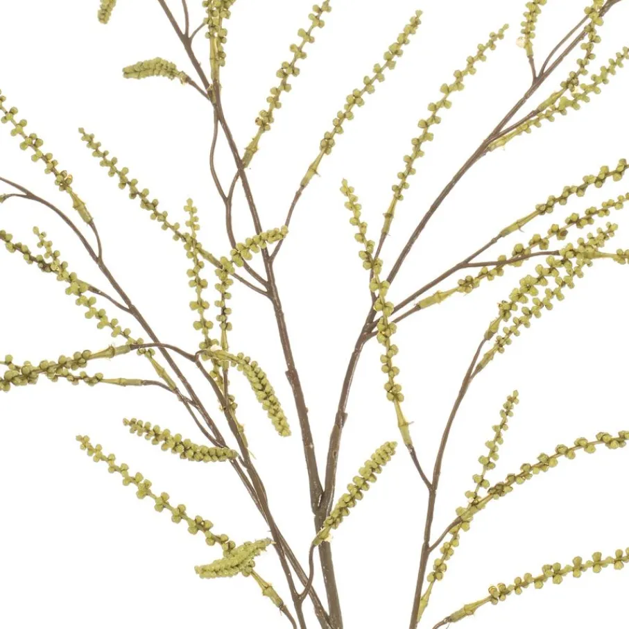 Kunstplanten & Bloemen< Kunsttak Tamarisk Groen - 100 cm