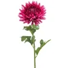 Kunstplanten & Bloemen< Kustbloem Mum Fuchsia - 72 cm