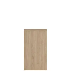 Opbergkasten< Ladekast Atlanta Eiken / Hoogglans Wit - 80x84x48 cm