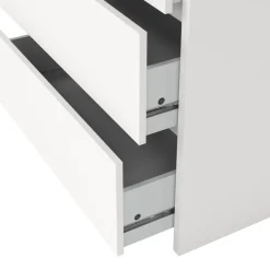 Opbergkasten< Ladekast Atlanta Wit - 80x84x48 cm