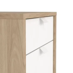 Opbergkasten< Ladekast Bram Eiken / Wit - 41x61x49 cm