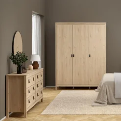 Ladekasten|Dressoirs< Ladekast Dallas Eiken - 160x80x39 cm