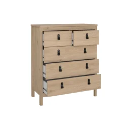 Opbergkasten< Ladekast Dallas Eiken - 83x99x39 cm