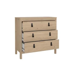 Opbergkasten< Ladekast Dallas Eiken - 84x80x39 cm