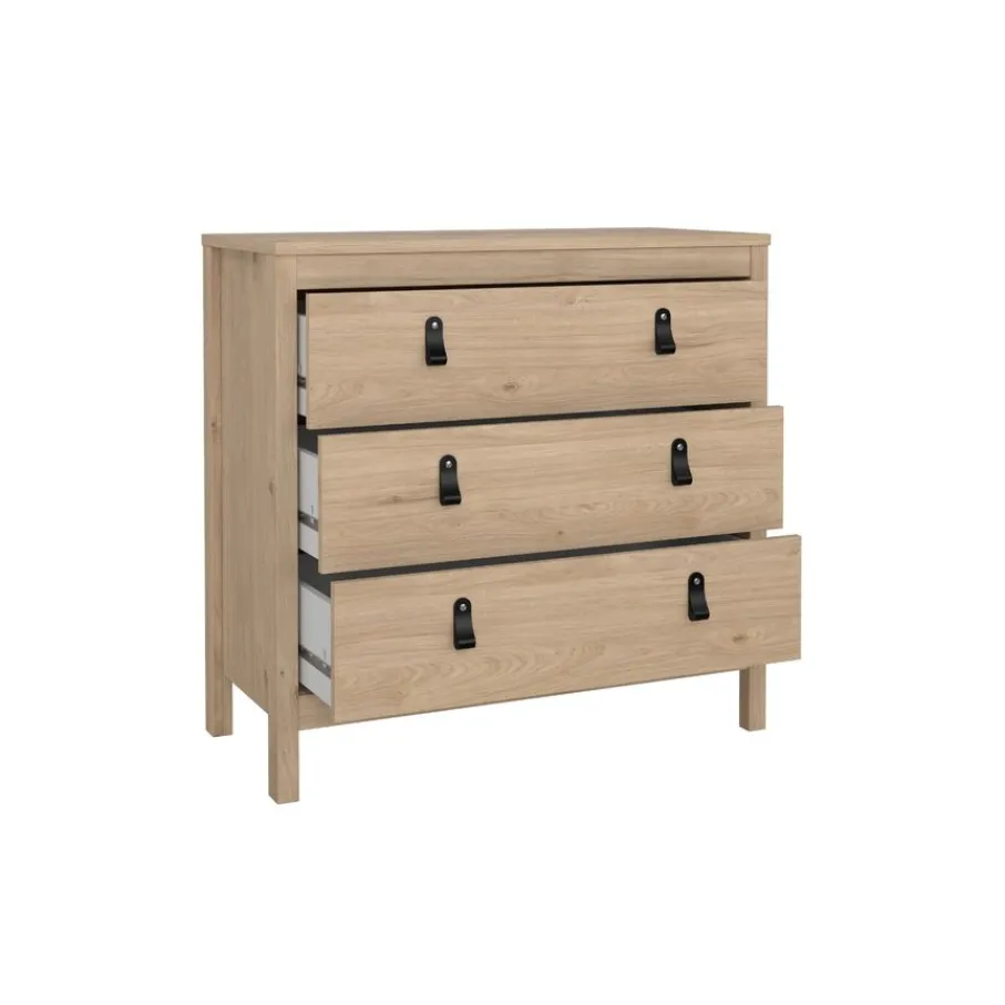 Opbergkasten< Ladekast Dallas Eiken - 84x80x39 cm