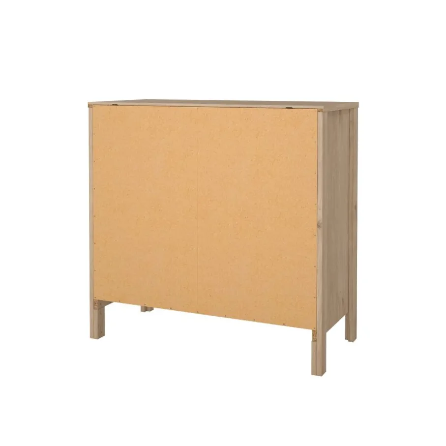 Opbergkasten< Ladekast Dallas Eiken - 84x80x39 cm