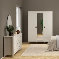 Ladekasten|Dressoirs< Ladekast Dallas Taupe - 160x80x39 cm