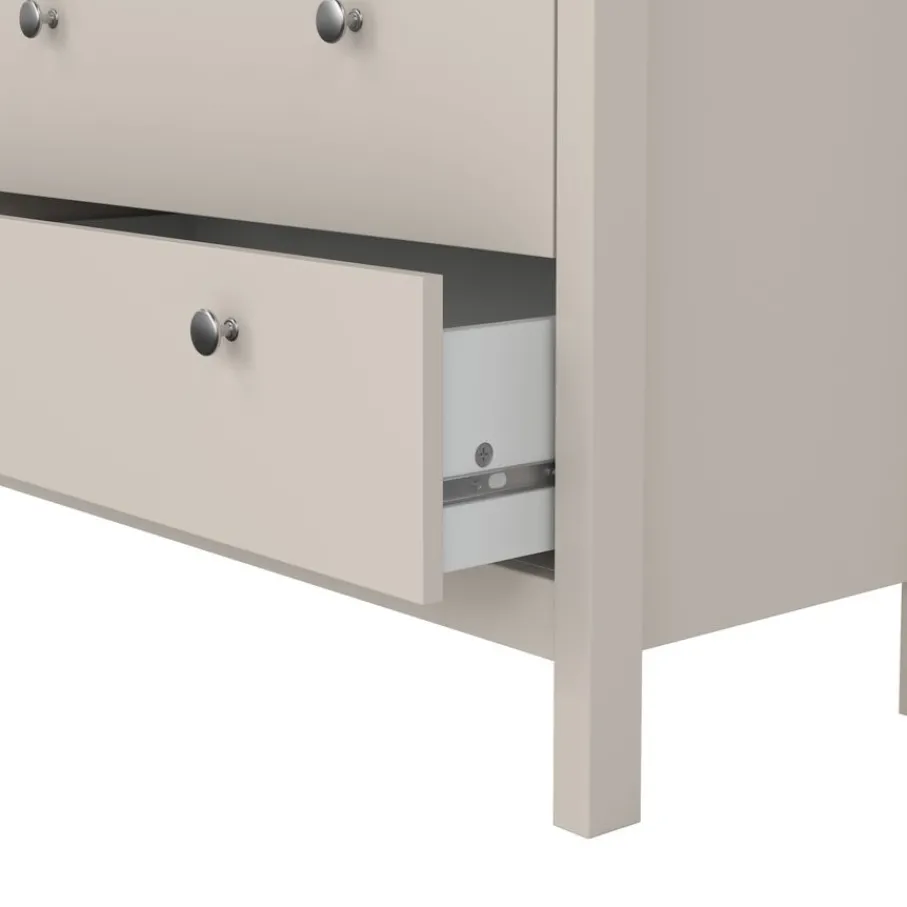 Opbergkasten< Ladekast Dallas Taupe - 83x99x39 cm