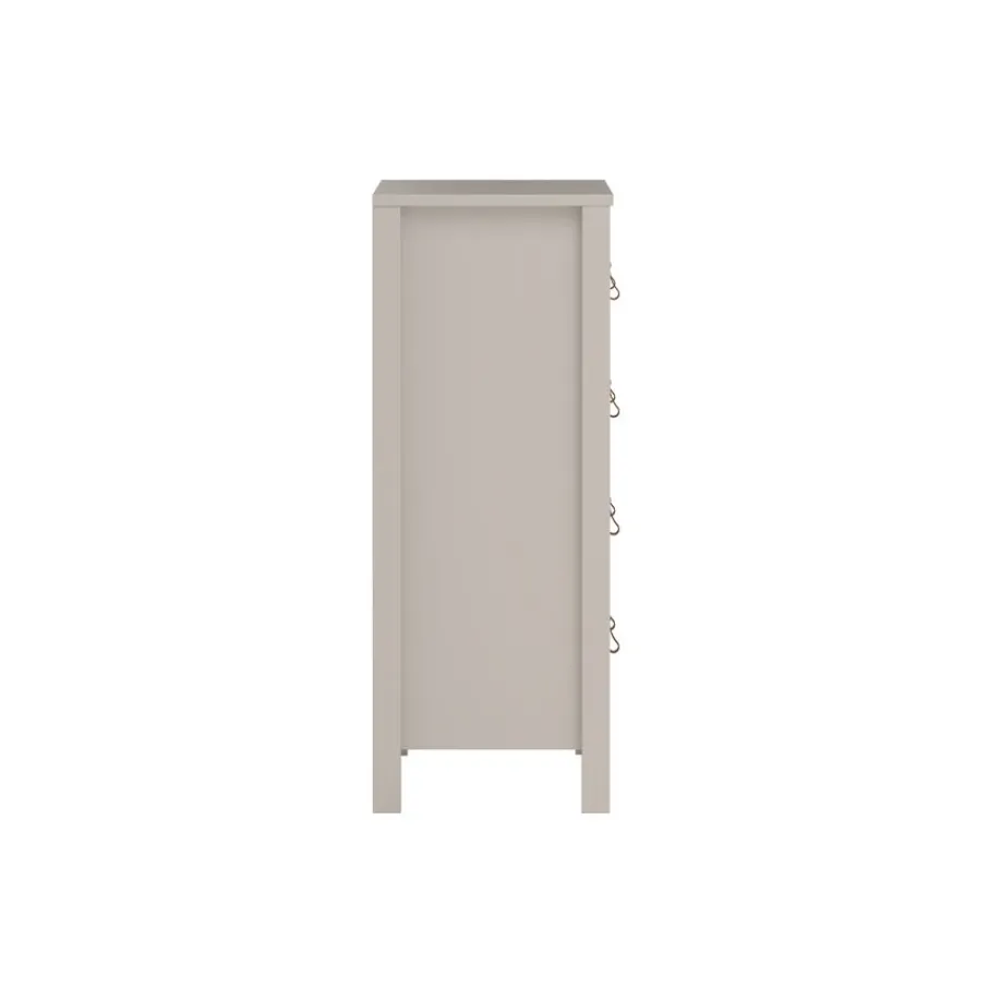 Opbergkasten< Ladekast Dallas Taupe - 83x99x39 cm