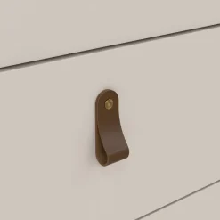 Opbergkasten< Ladekast Dallas Taupe - 83x99x39 cm