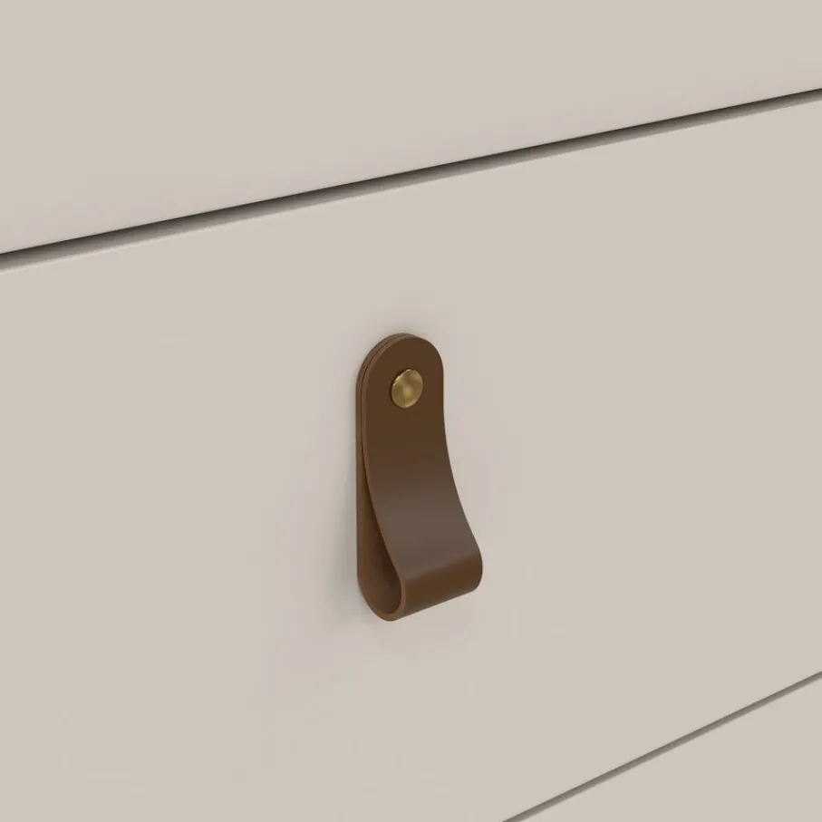 Opbergkasten< Ladekast Dallas Taupe - 83x99x39 cm