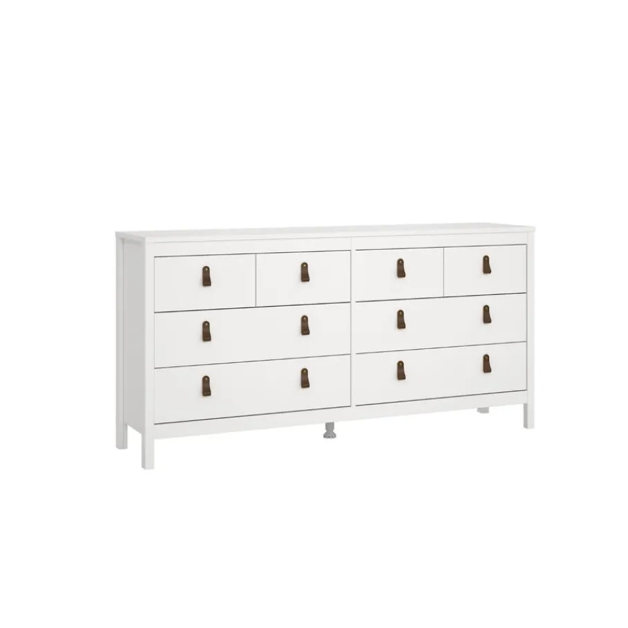 Ladekasten|Dressoirs< Ladekast Dallas Wit - 160x80x39 cm