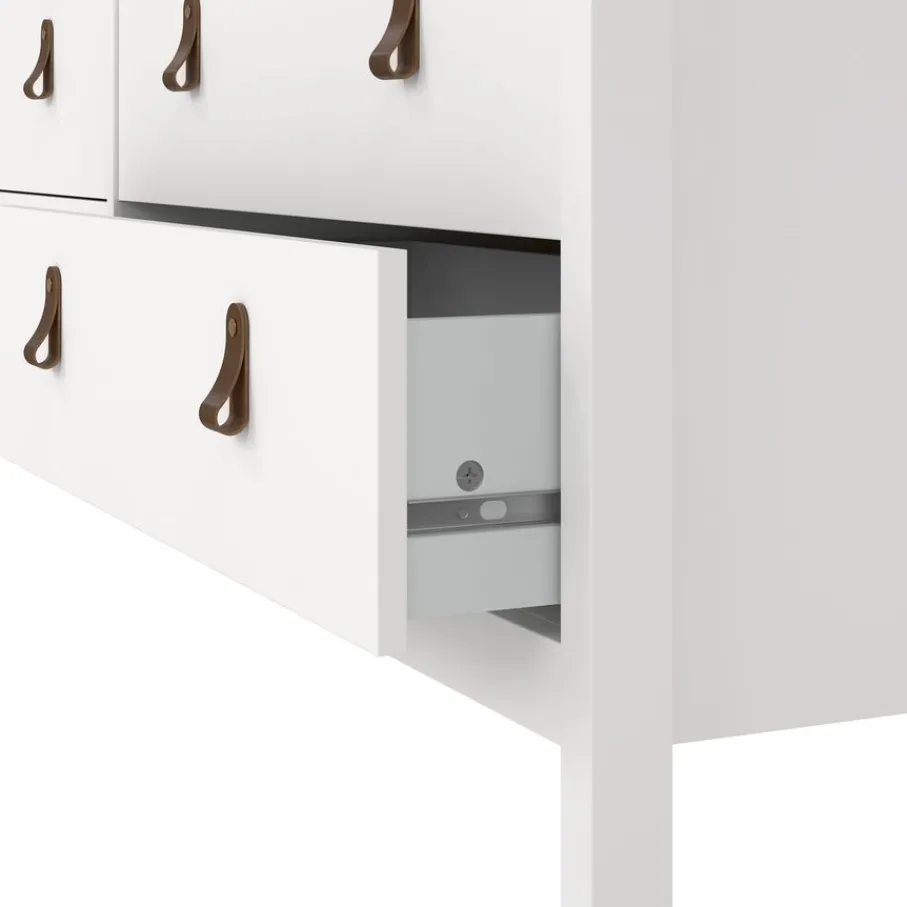 Ladekasten|Dressoirs< Ladekast Dallas Wit - 160x80x39 cm