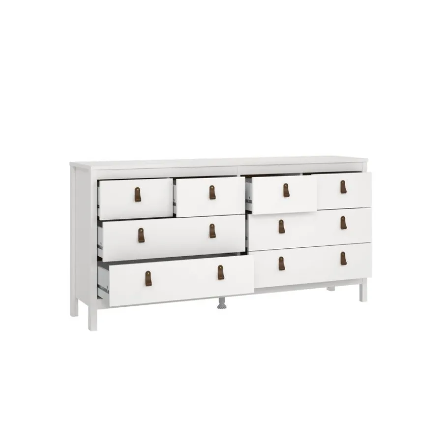 Ladekasten|Dressoirs< Ladekast Dallas Wit - 160x80x39 cm