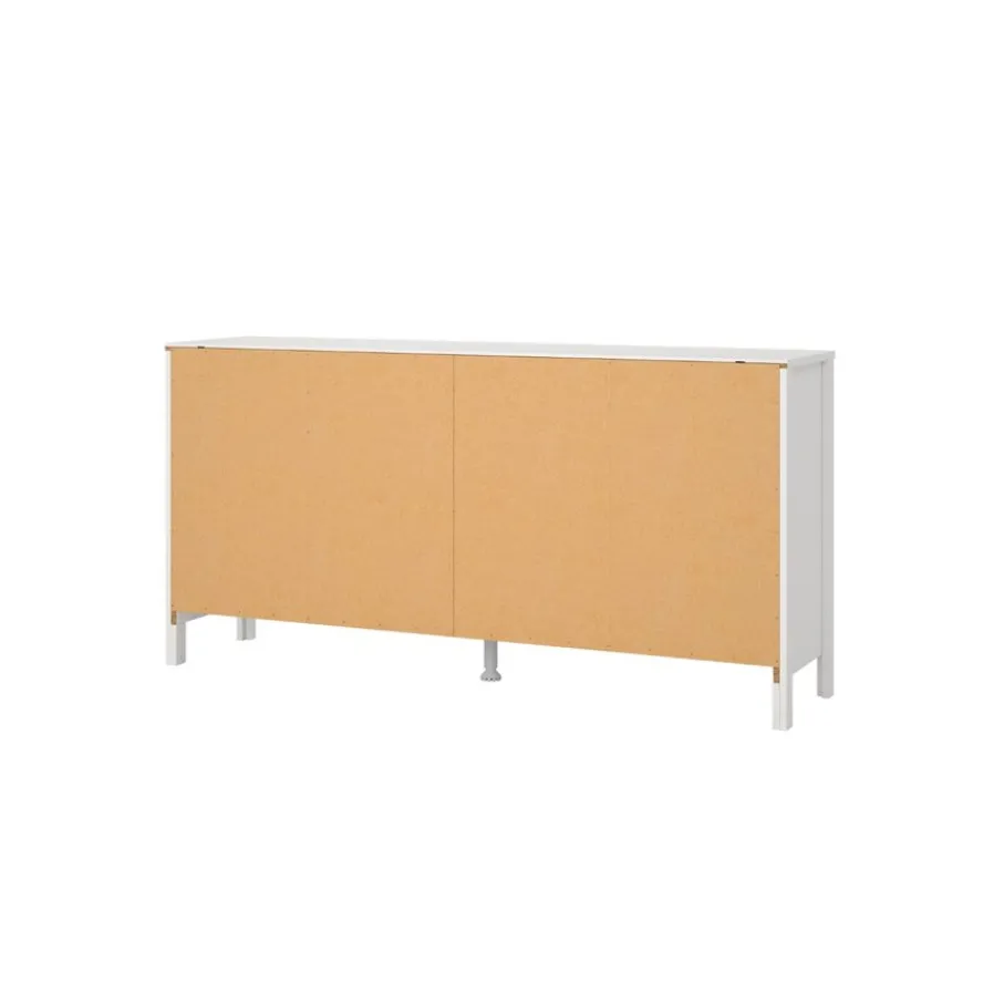 Ladekasten|Dressoirs< Ladekast Dallas Wit - 160x80x39 cm
