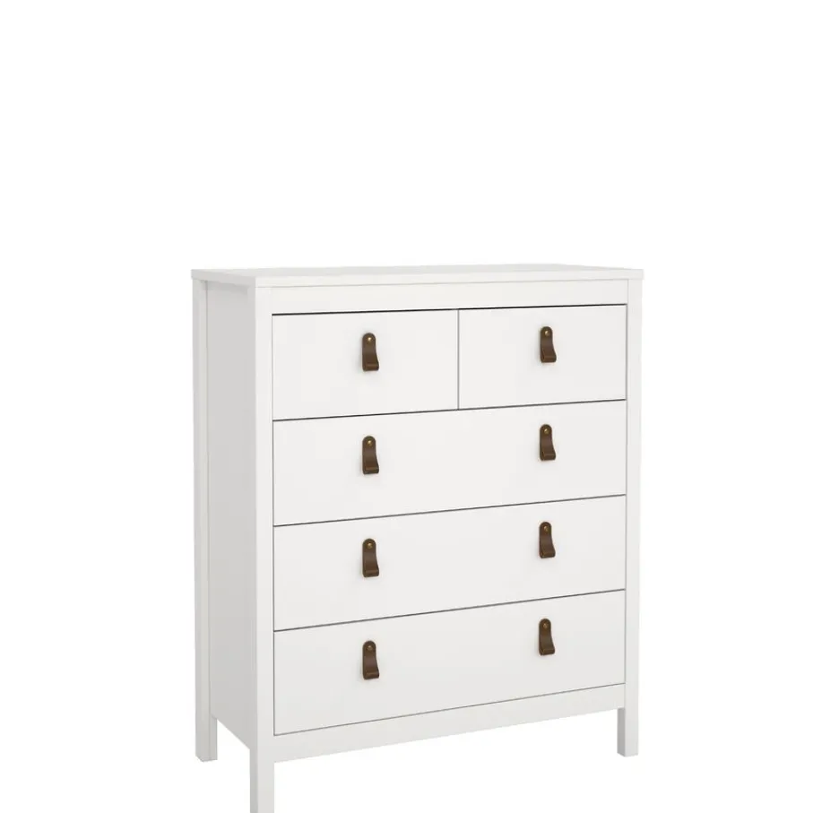 Opbergkasten< Ladekast Dallas Wit - 83x99x39 cm