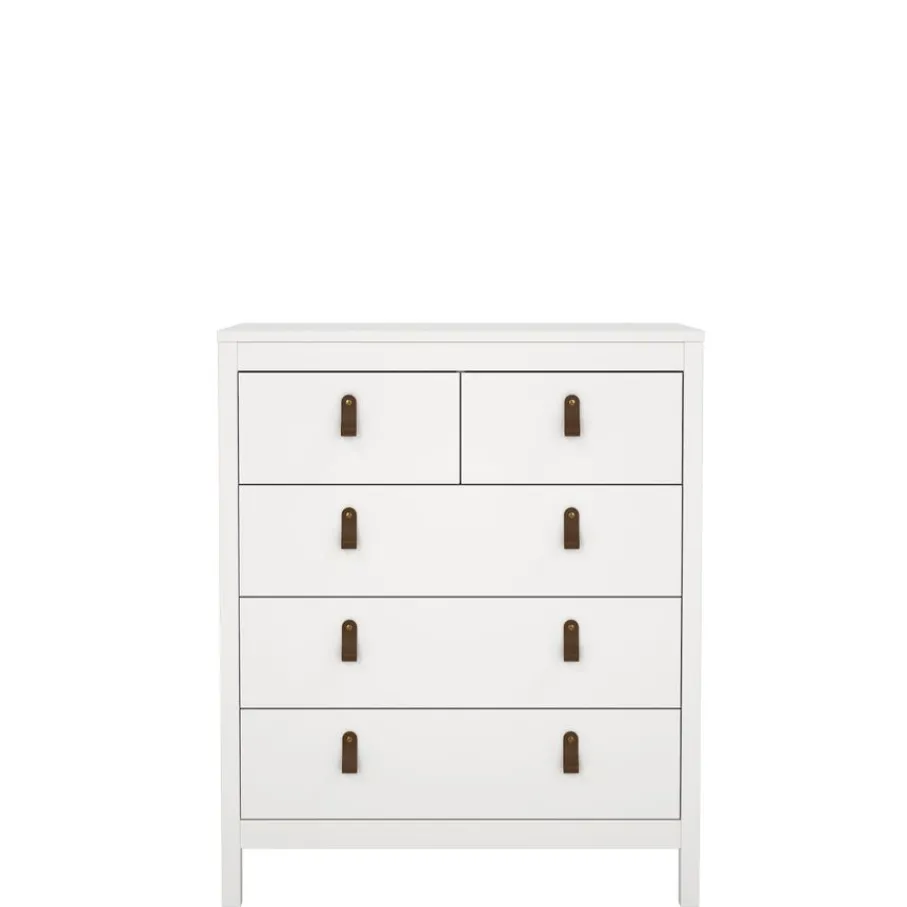 Opbergkasten< Ladekast Dallas Wit - 83x99x39 cm