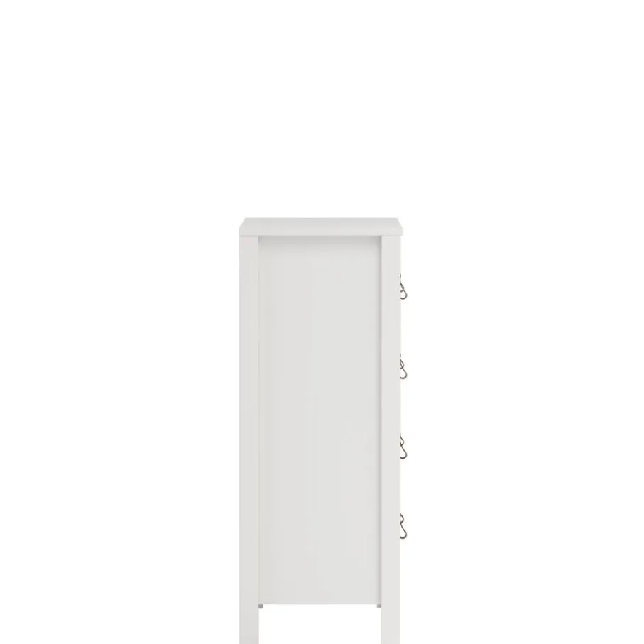 Opbergkasten< Ladekast Dallas Wit - 83x99x39 cm