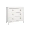 Opbergkasten< Ladekast Dallas Wit - 84x80x39 cm