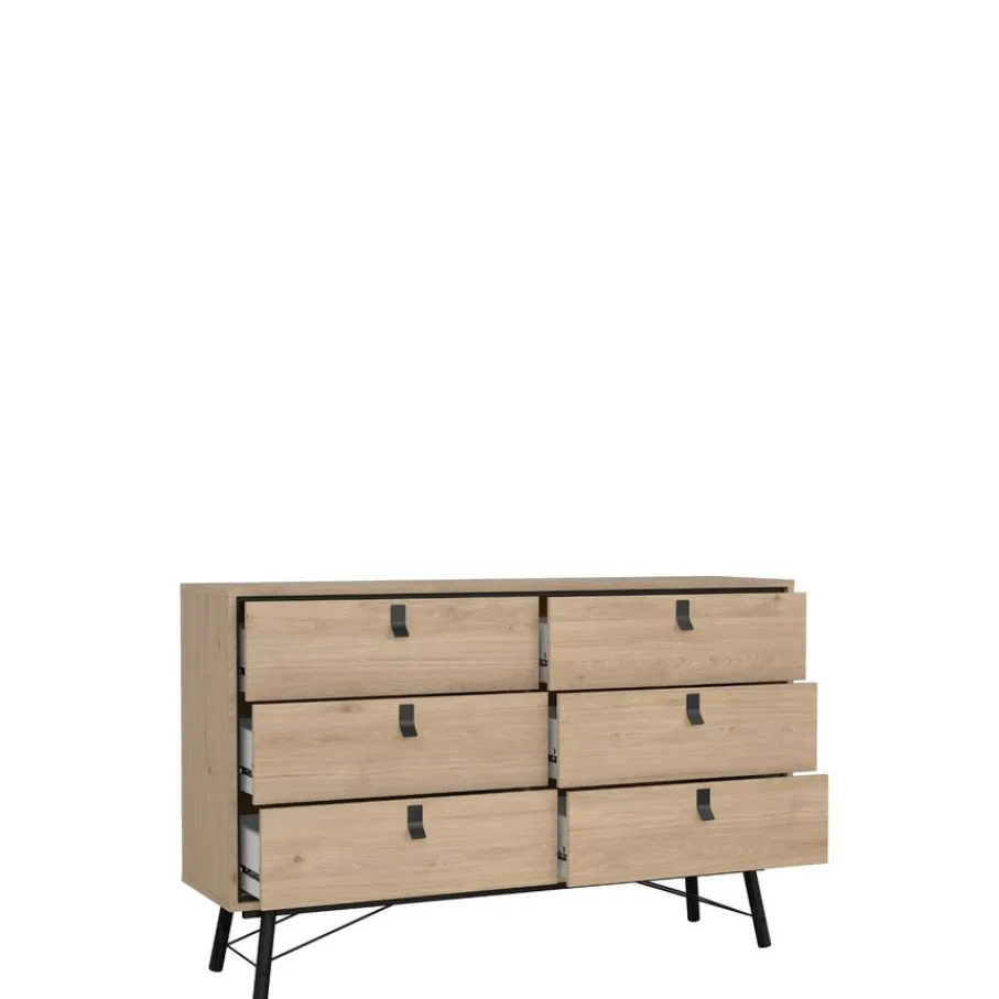 Opbergkasten< Ladekast Denver Eiken - 150x95x40 cm