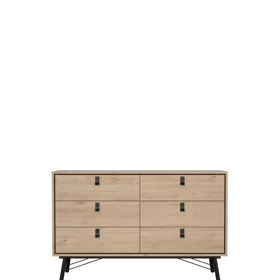 Opbergkasten< Ladekast Denver Eiken - 150x95x40 cm