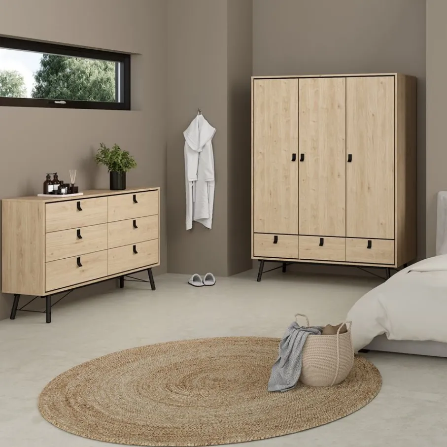 Opbergkasten< Ladekast Denver Eiken - 150x95x40 cm