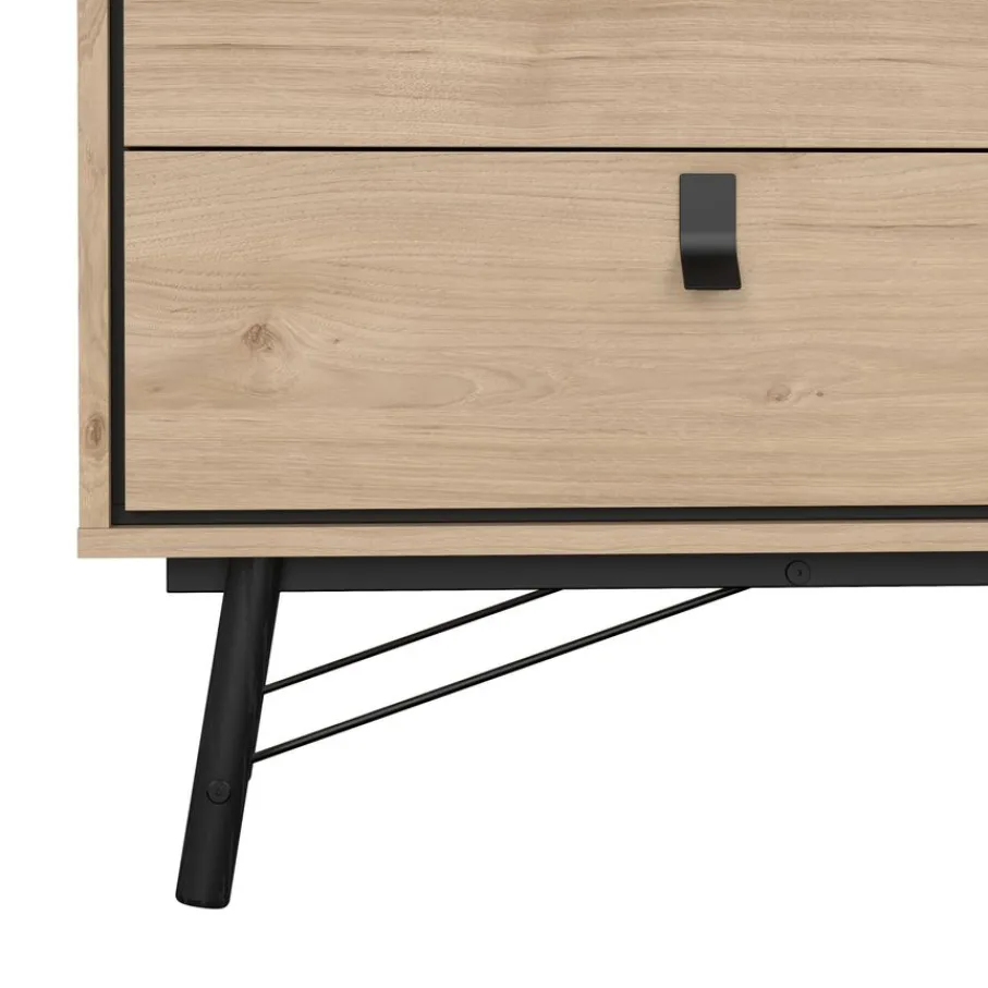 Opbergkasten< Ladekast Denver Eiken - 150x95x40 cm