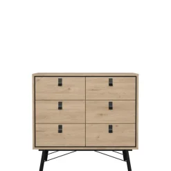 Opbergkasten< Ladekast Denver Eiken - 102x95x40 cm