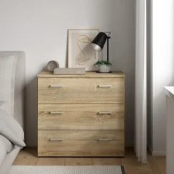 Ladekasten< Ladekast Harper Naturel - 75x70x36 cm