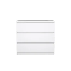 Opbergkasten< Ladekast Luna Hoogglans Wit - 77x71x50 cm