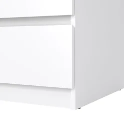 Opbergkasten< Ladekast Luna Hoogglans Wit - 77x71x50 cm