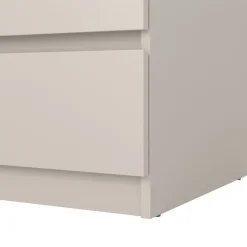 Ladekasten< Ladekast Luna Taupe / Eiken - 77x71x50 cm