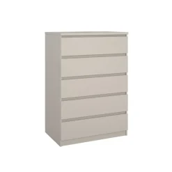 Ladekasten< Ladekast Luna Taupe - 77x112x50 cm