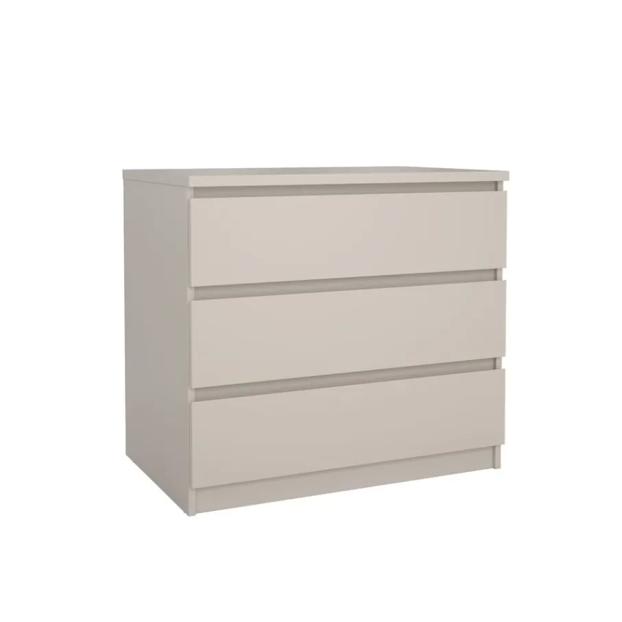 Opbergkasten< Ladekast Luna Taupe - 77x71x50 cm