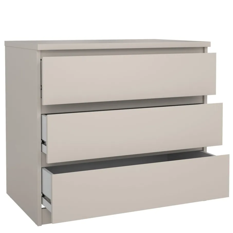 Opbergkasten< Ladekast Luna Taupe - 77x71x50 cm