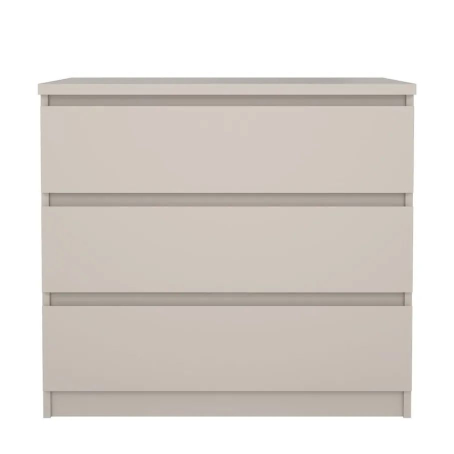 Opbergkasten< Ladekast Luna Taupe - 77x71x50 cm