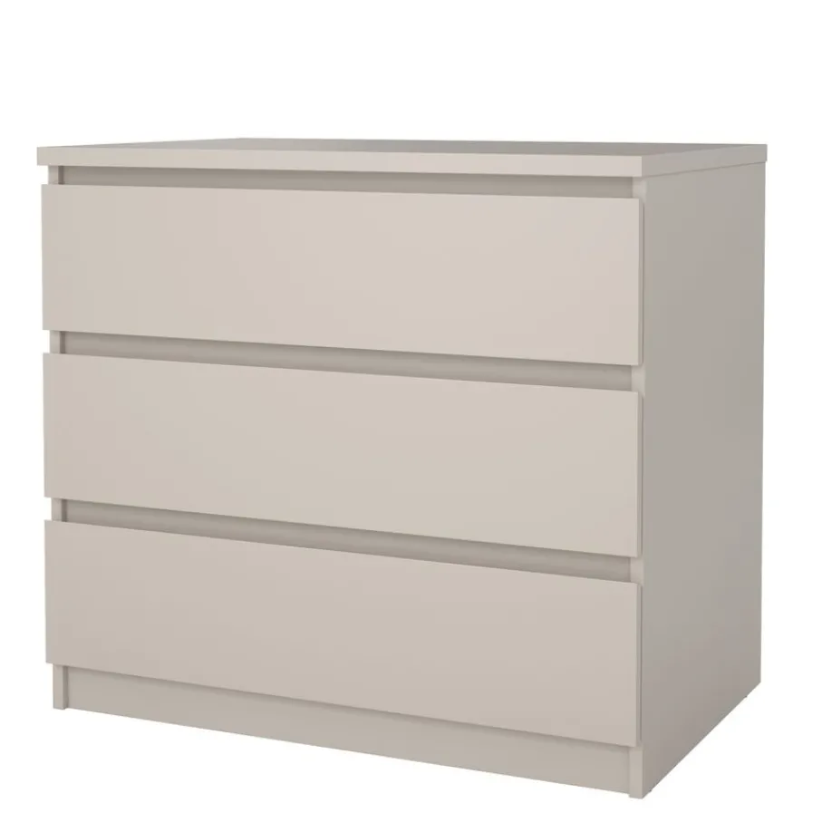 Opbergkasten< Ladekast Luna Taupe - 77x71x50 cm