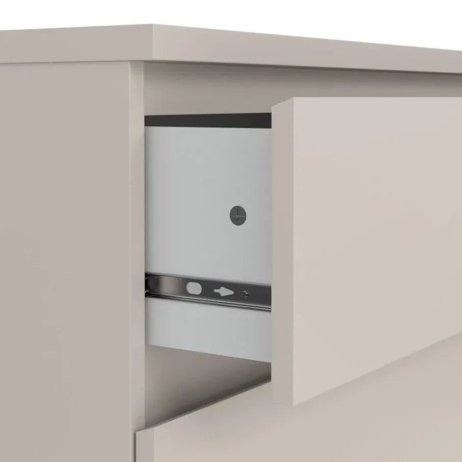 Opbergkasten< Ladekast Luna Taupe - 77x71x50 cm