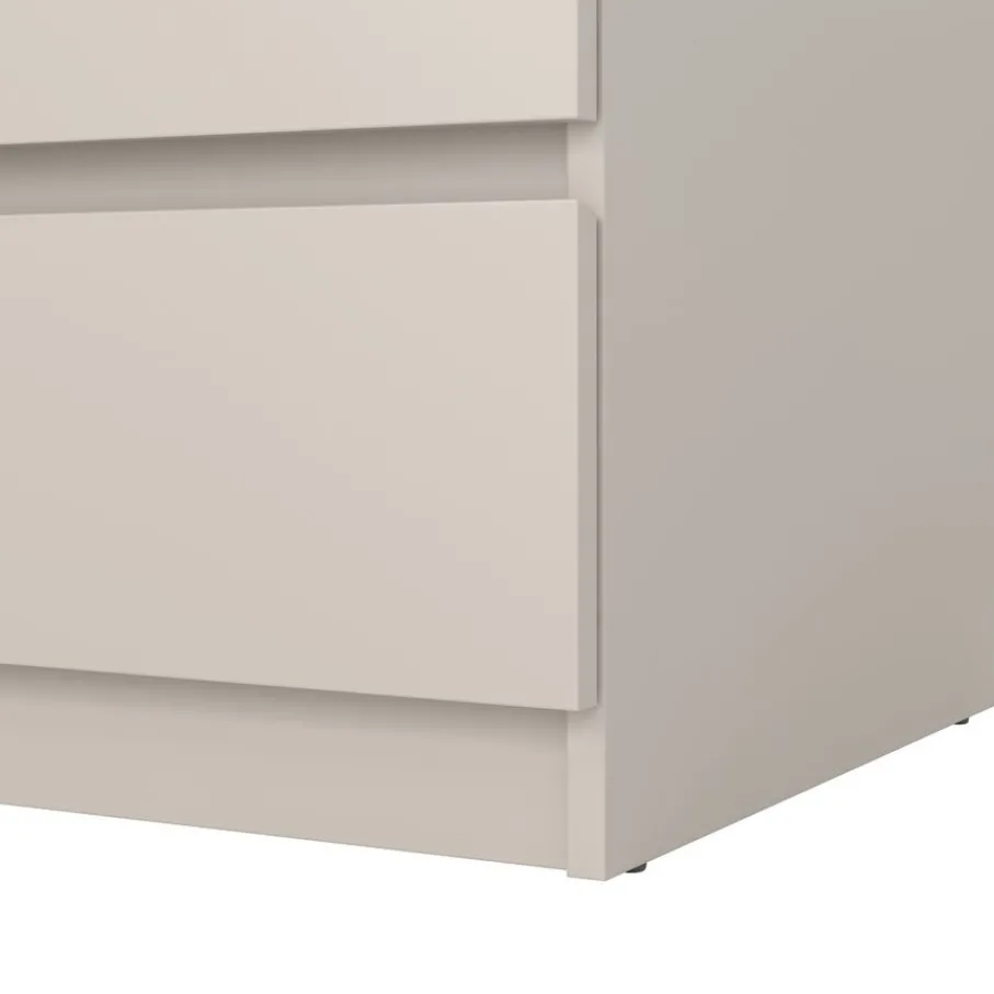 Opbergkasten< Ladekast Luna Taupe - 77x71x50 cm
