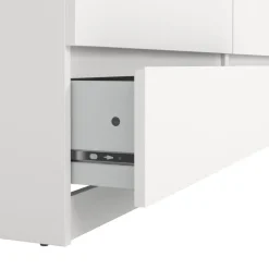 Opbergkasten< Ladekast Luna Wit - 154x71x50 cm
