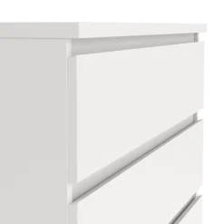 Opbergkasten< Ladekast Luna Wit - 77x112x50 cm